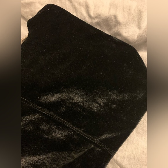 ⚡️✨💥Hobo Sole Society Bag Large Velour Shoulder Bag Black - Picture 2 of 10